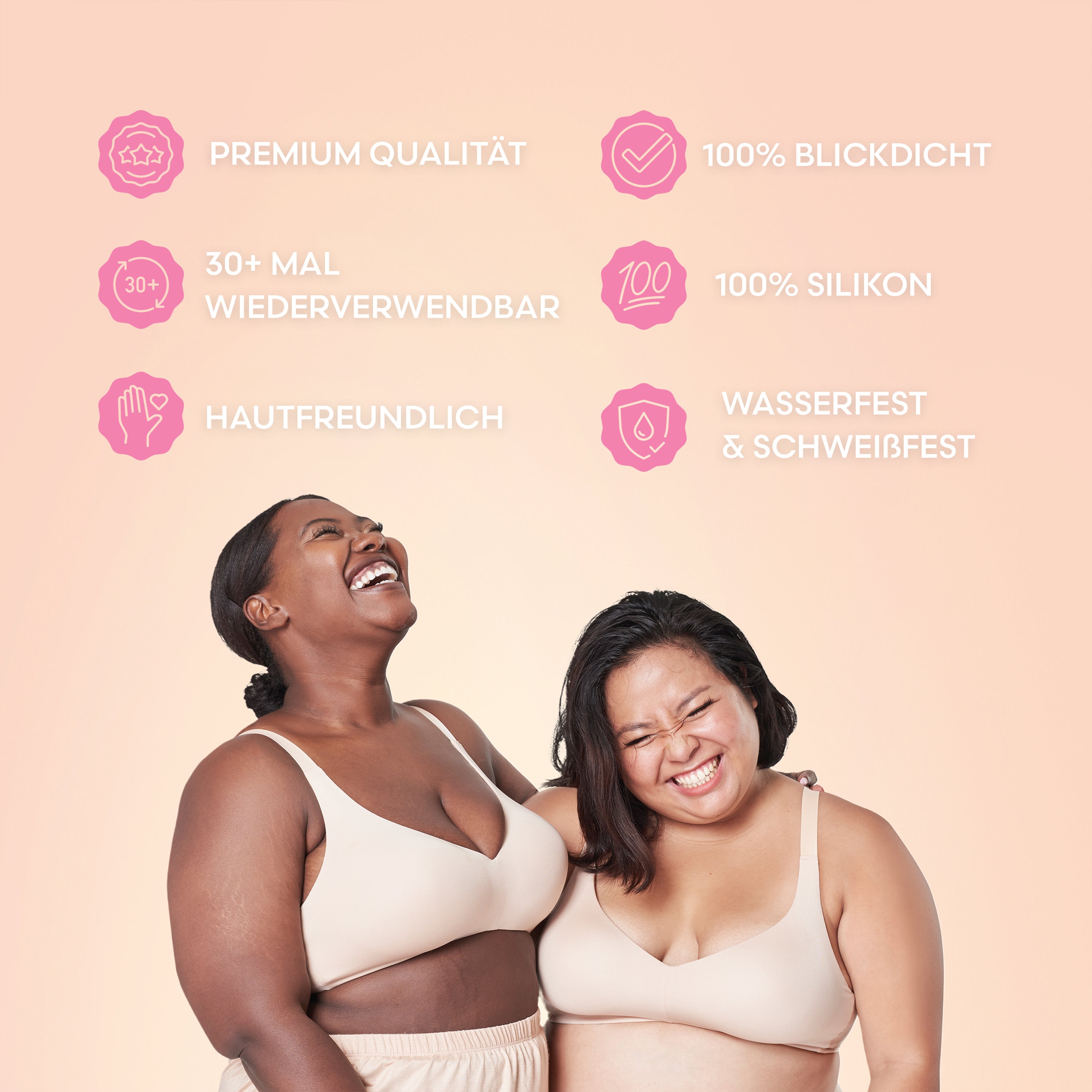 Duo de Nippelcovers Plus Size COULEUR TANNED (2 paires) 4 pièces