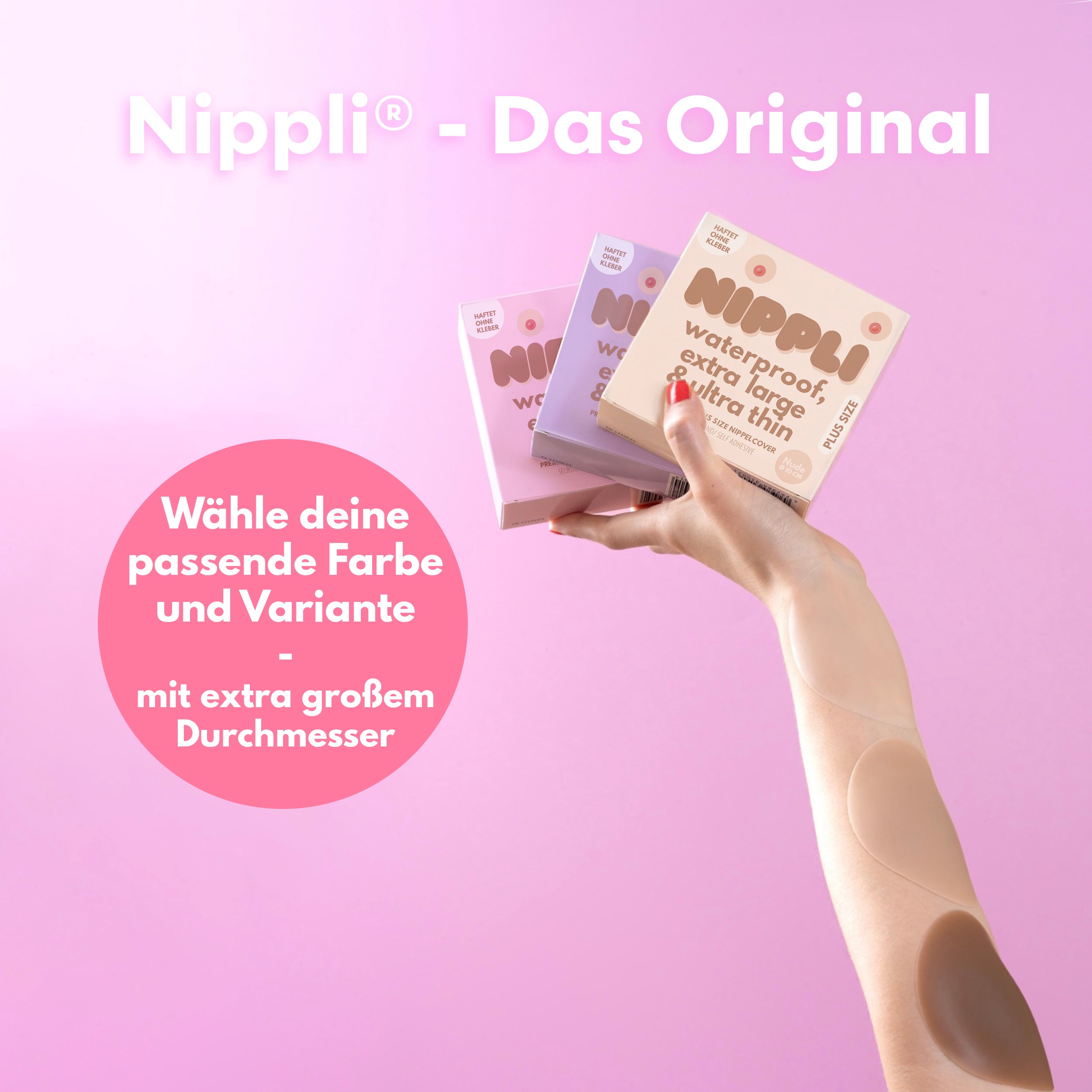 Duo de Nippelcovers Plus Size COULEUR TANNED (2 paires) 4 pièces