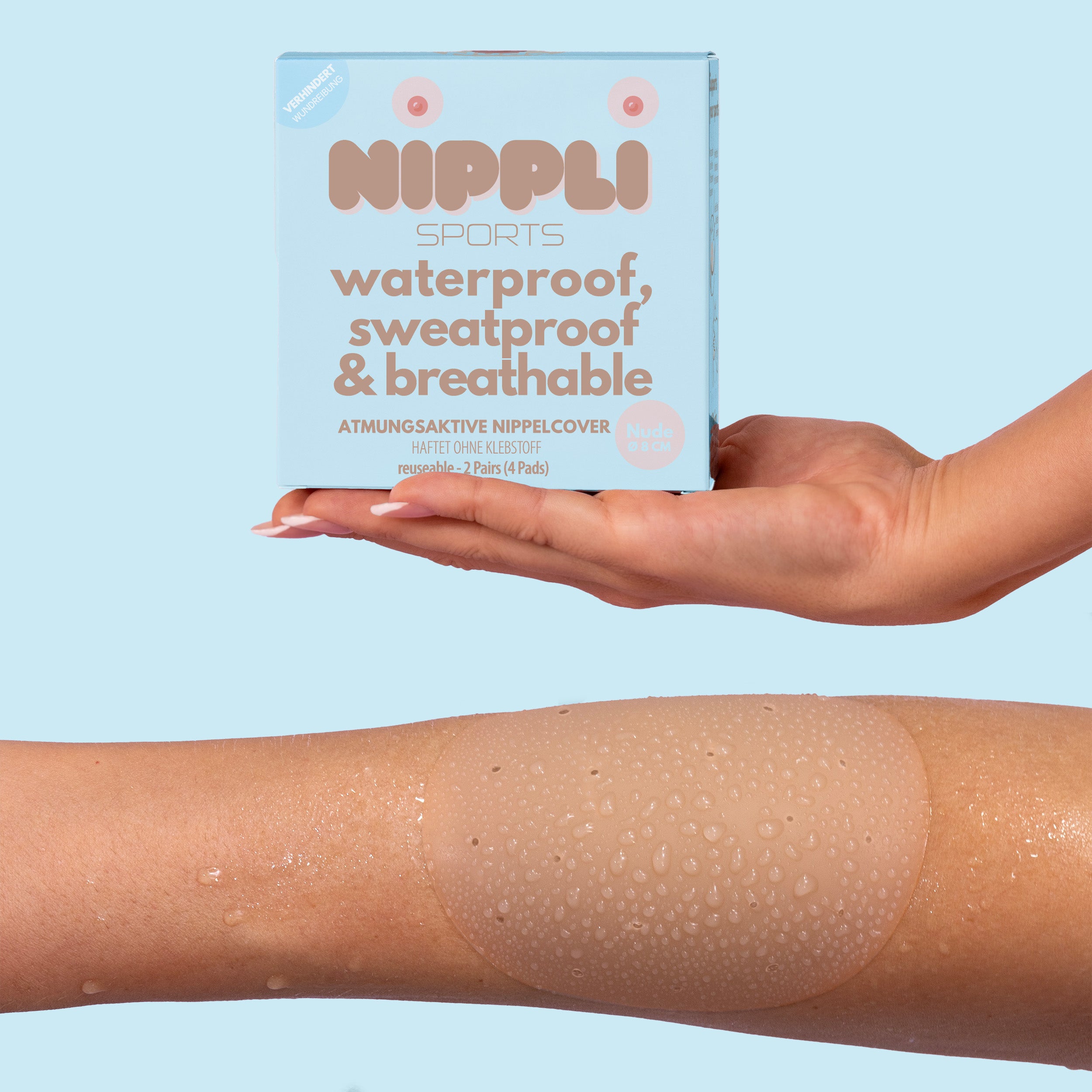 Protetores de mamilo respiráveis (2 pares) 4 unidades.