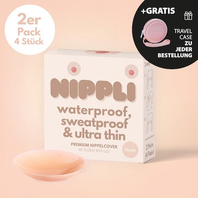 Pack Double Nippelcover Couleur NUDE (2 Paires) 4 Pièces