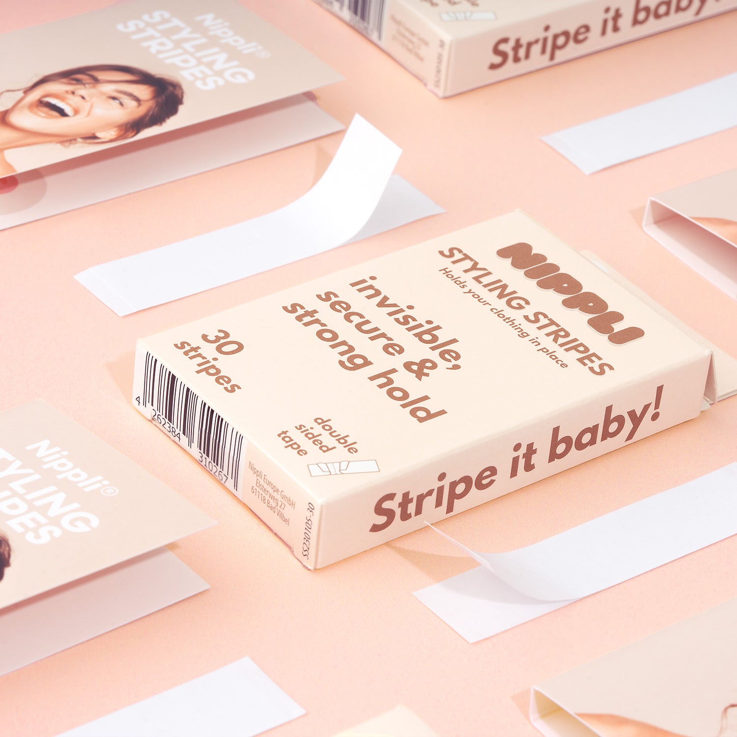 Nippli Styling Stripes, 30 pièces