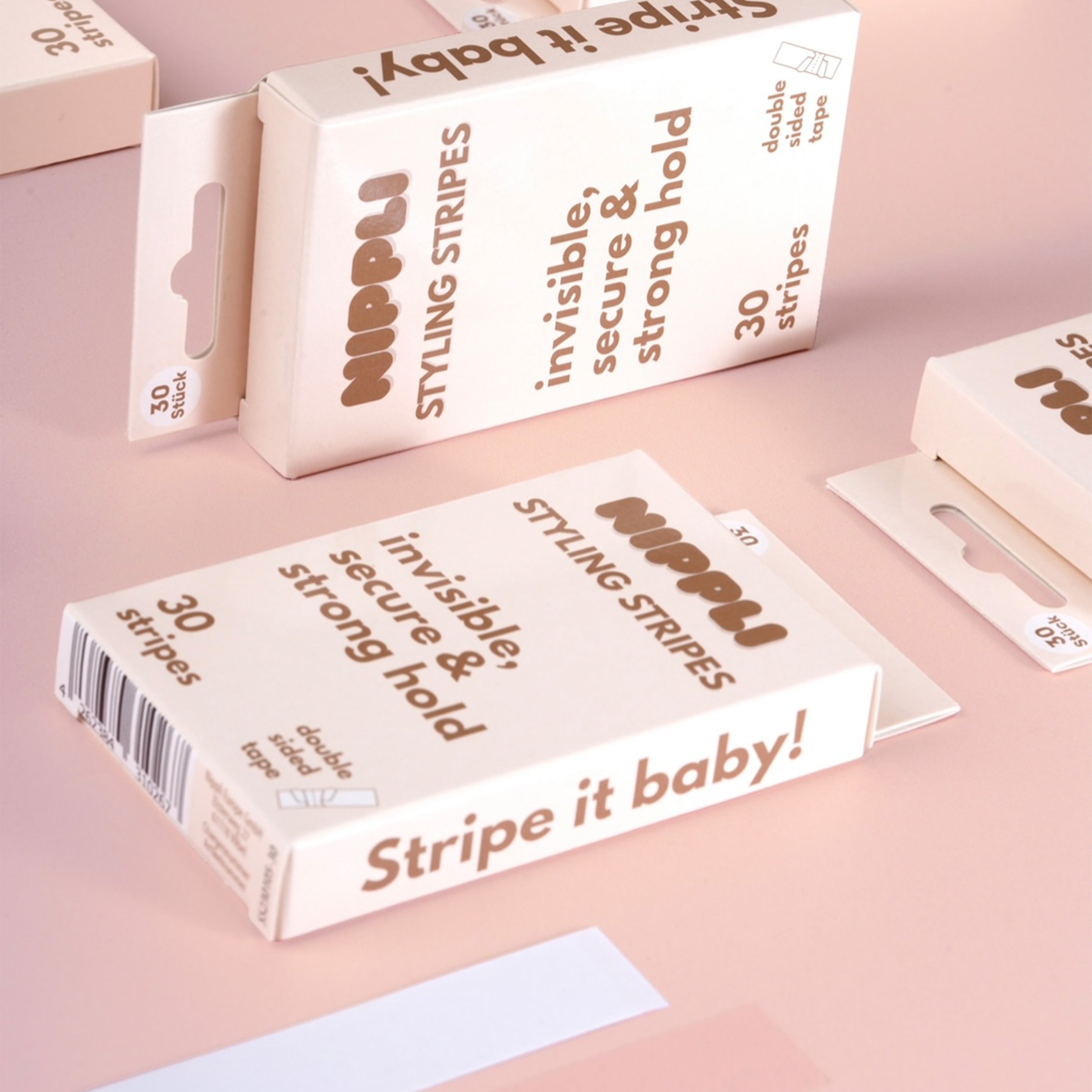 Nippli Styling Stripes, 30 pièces