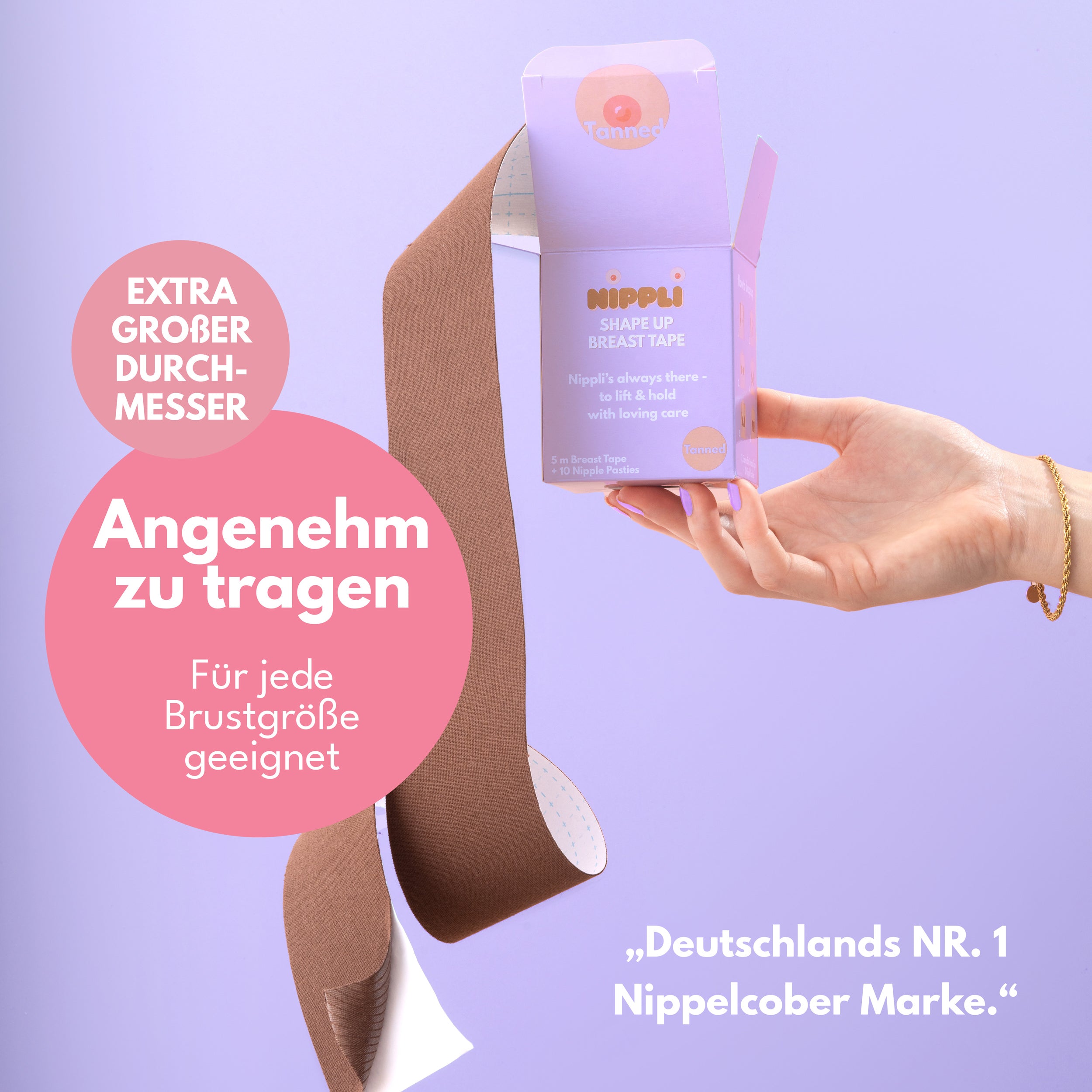 Shape Up Breast Tape BRONZE