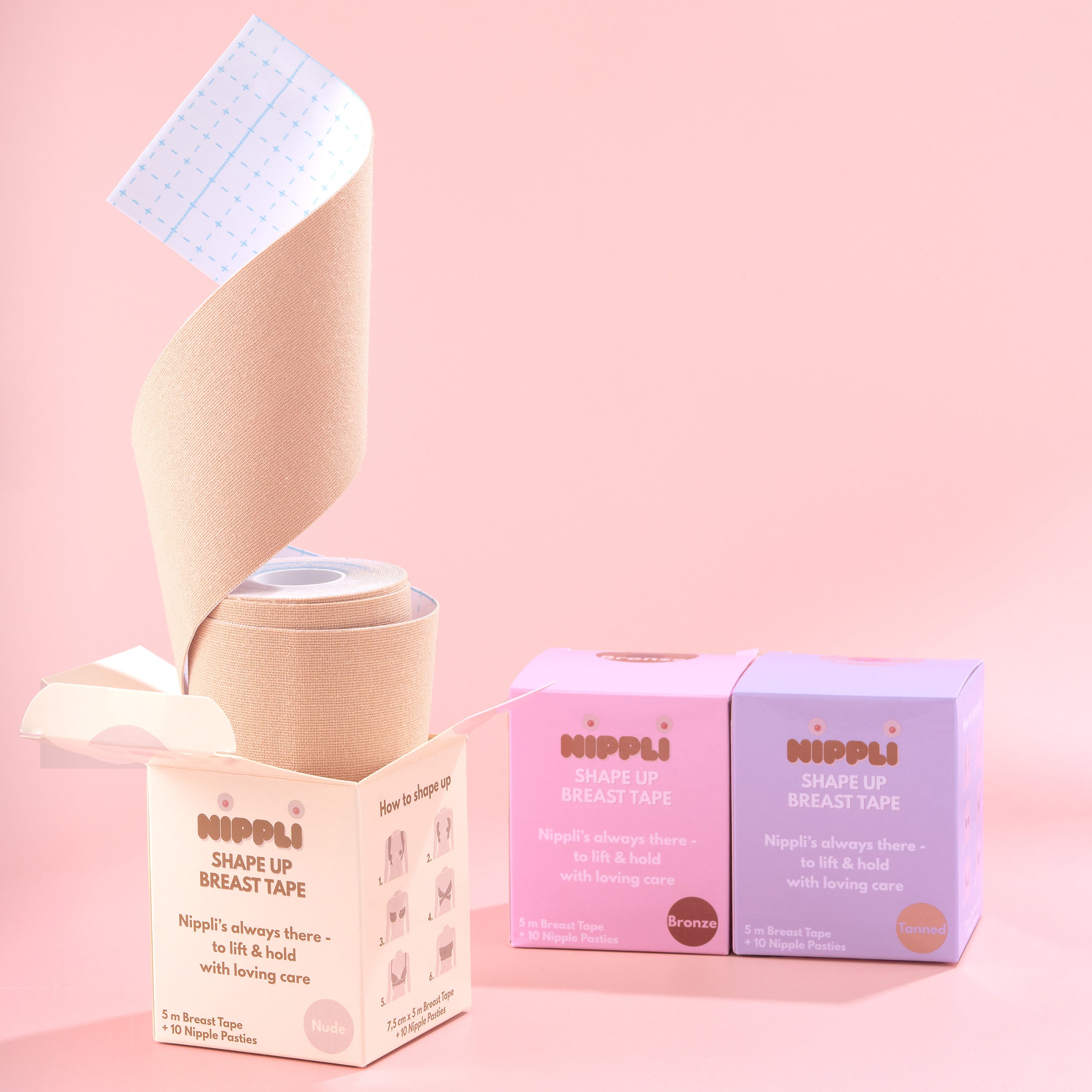 Fita de peito Shape Up NUDE