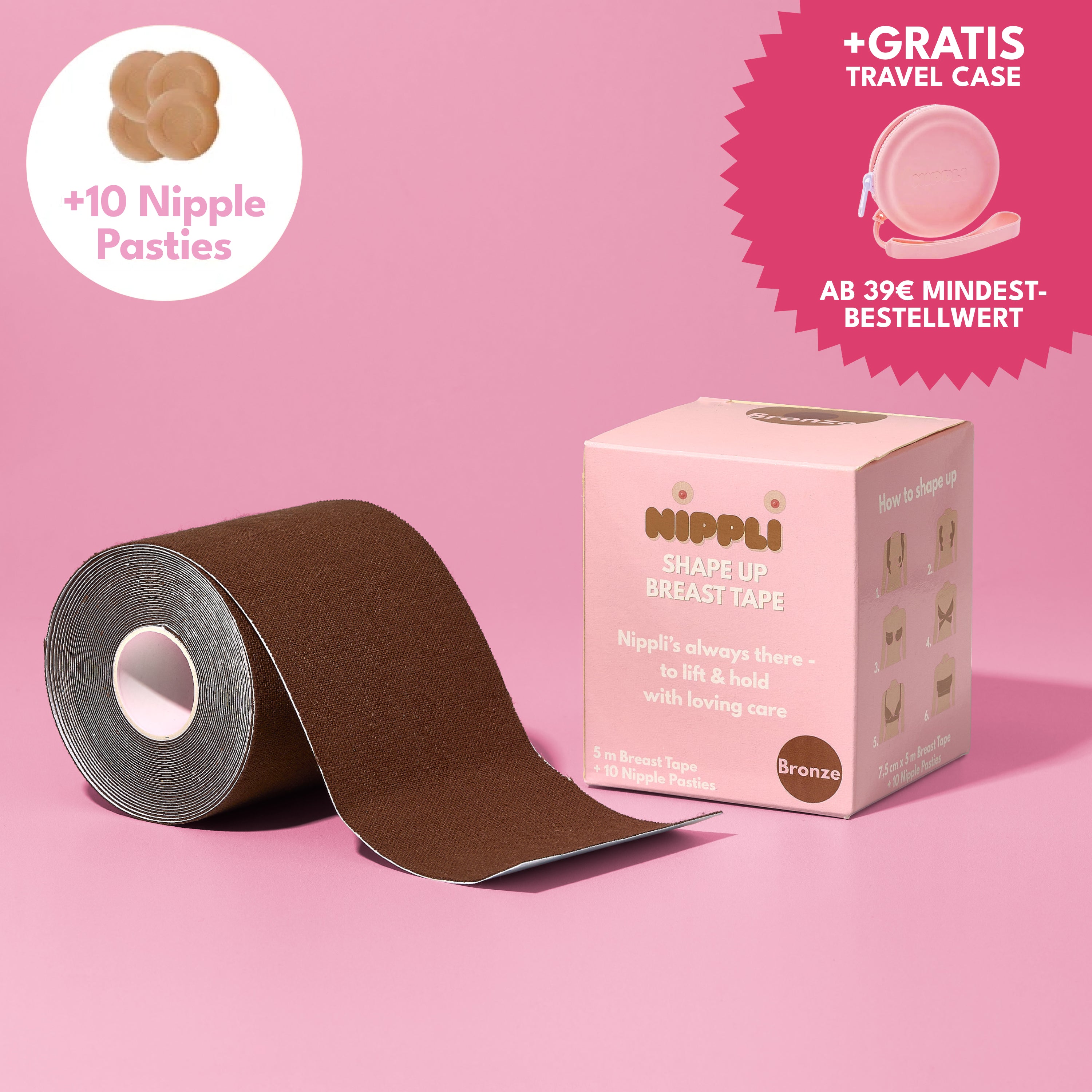 Bande de poitrine Shape Up BRONZE