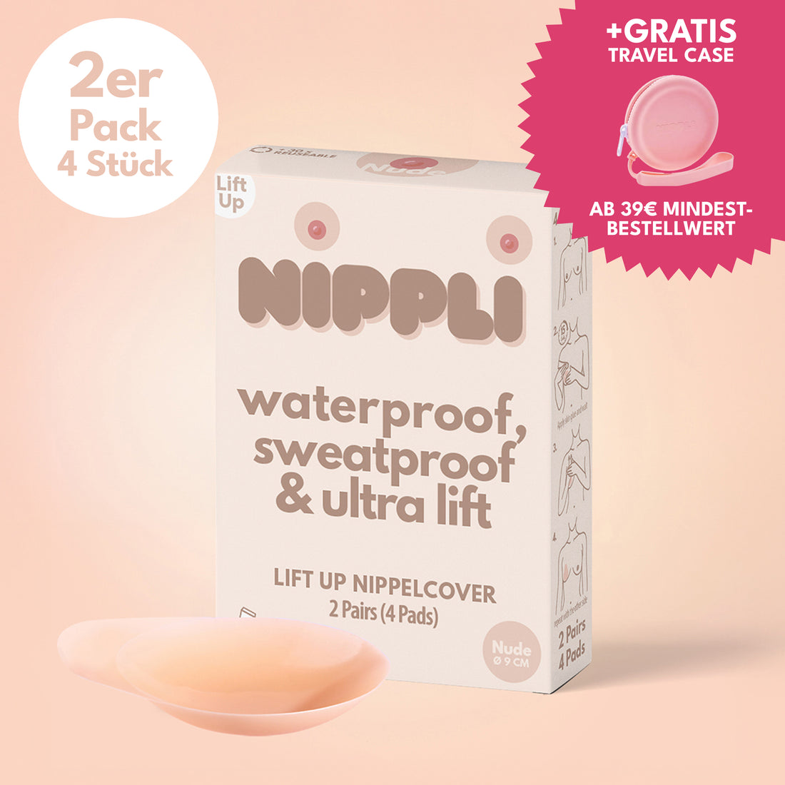 Lift Up Nippelcover  2 paires (4 pièces)