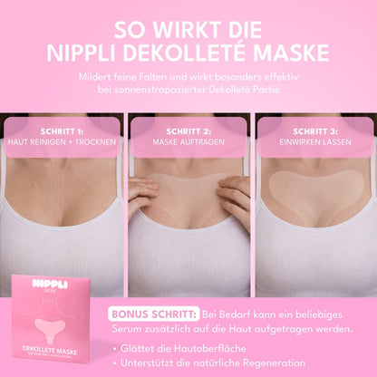 Dekolleté Anti-Falten Maske
