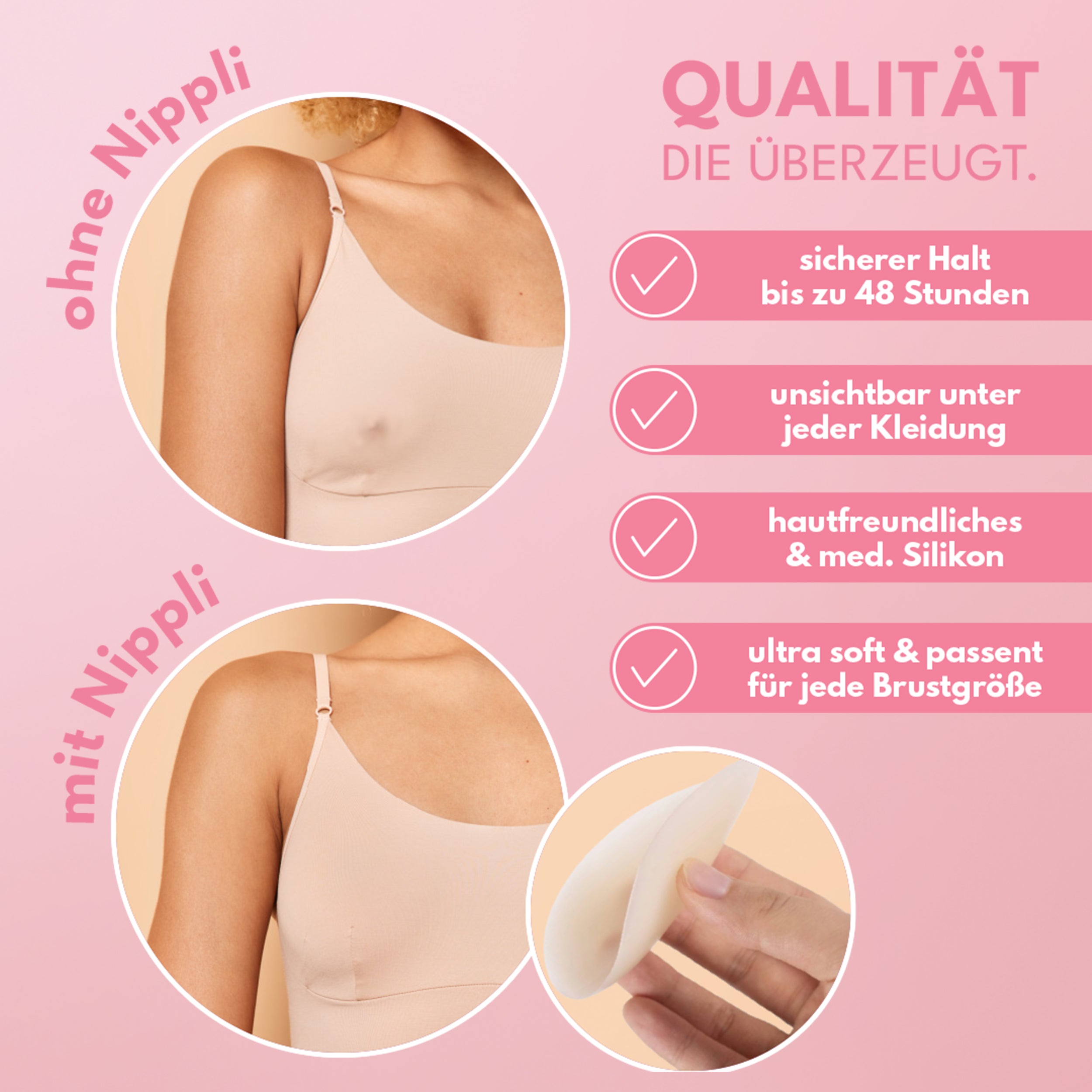 Doppel Pack Nippelcover COLOR NUDE (2 Paar) 4 St.