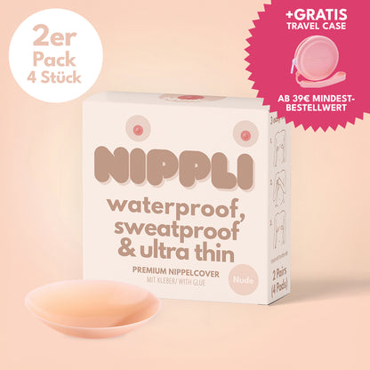 Pack Double Nippelcover Couleur NUDE (2 Paires) 4 Pièces