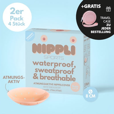 Atmungsaktive Nippelcover (2 Paar) 4 St.