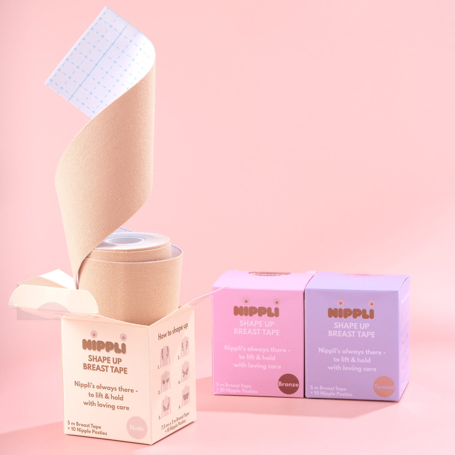Shape Up Breast Tape TANNED