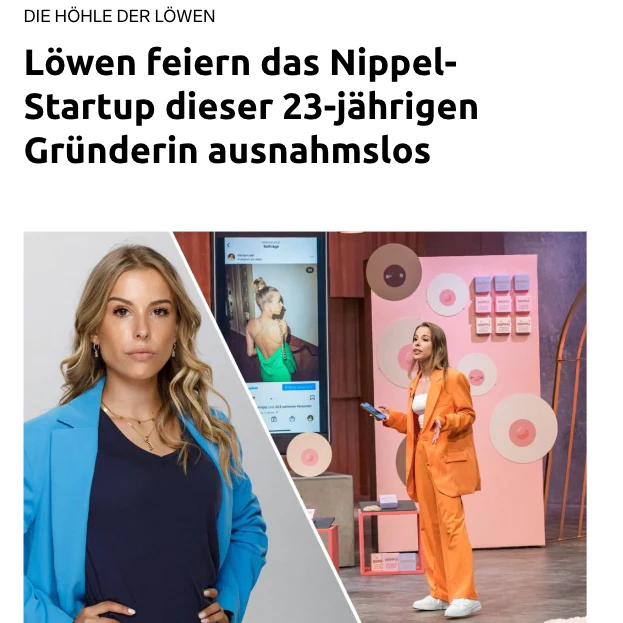 Nippli bekannt aus Höhle der Löwen Business Insider Artikel 