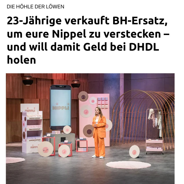 Nipplis Nippelcover bei Businessinsider.de